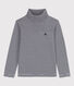 Children's Unisex Stripy Cotton Polo Neck