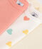 Babies' heart patterned short-sleeved cotton bodies - 3-Pack variante 1