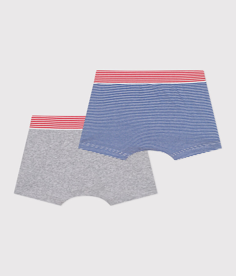 Children's cotton boxers - 2-pack multicolor