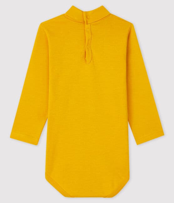 Babies' Cotton Bodysuit BOUDOR yellow
