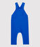Babies' Fleece Dungarees DELFT blue