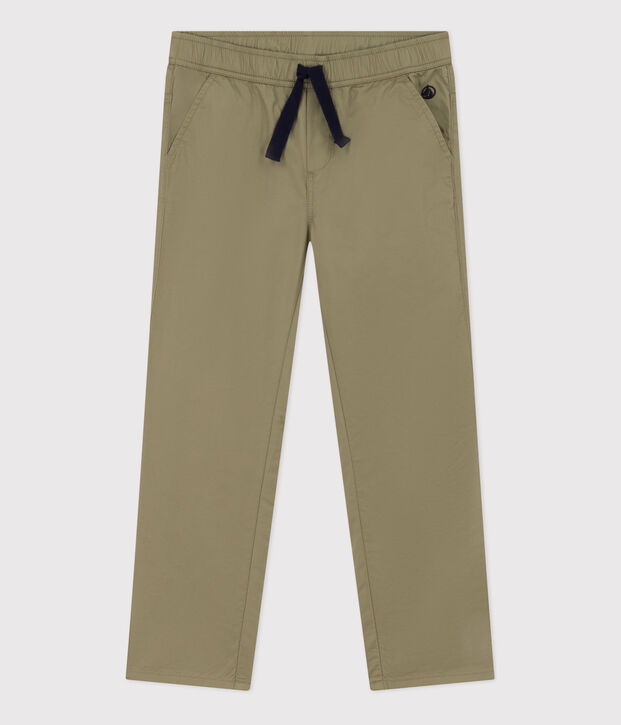 Boys' Regular Cotton Serge Trousers green