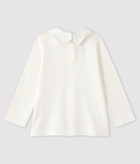Babies' Cotton Blouse MARSHMALLOW white