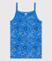 Women's Iconic Organic Cotton Strappy Top BRASIER blue/MULTICO white