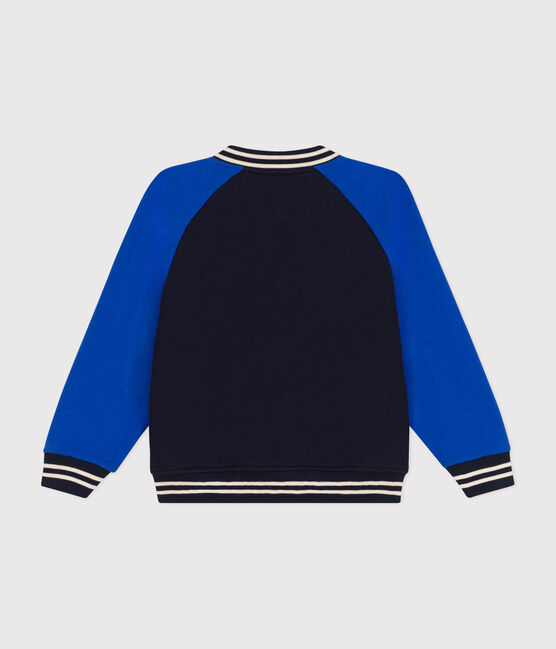 Boys' fleece baseball jacket SMOKING /CALVIN