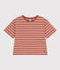 Women's Boxy Stripy Cotton T-Shirt