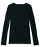 women's long sleeved t•shirt NOIR black