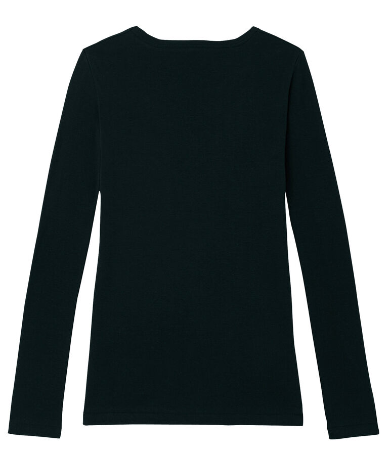 women's long sleeved t&bull;shirt black