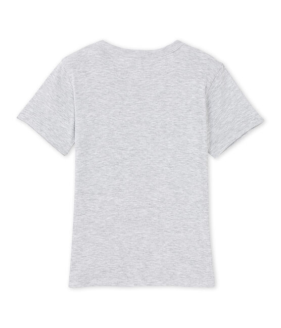Boy's patterned tee POUSSIERE CHINE grey