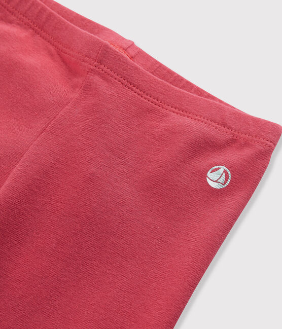 Girls' Jersey Leggings POPPY pink