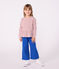 Children's cotton Breton top MILK red/AMARANTE