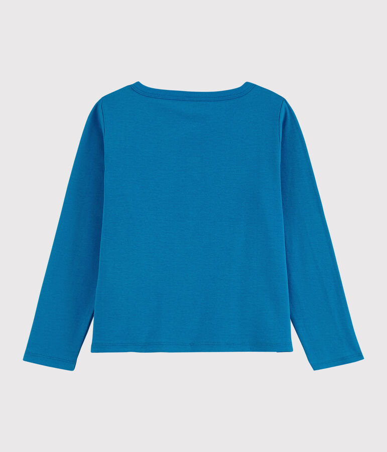 Girls' Cotton Cardigan MYKONOS blue