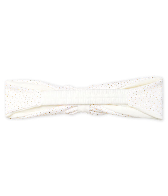 Baby Girls' Tulle Headband MARSHMALLOW white/COPPER pink