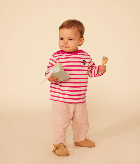 Babies' Thick Cotton Breton Top SALINE /DELHI