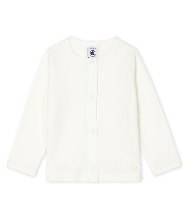 Baby Girls' Light Cardigan white