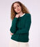 Women's plain cotton cardigan TREE