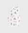 Children's Paris Print Ribbed Pyjamas MARSHMALLOW white/MAJOR blue