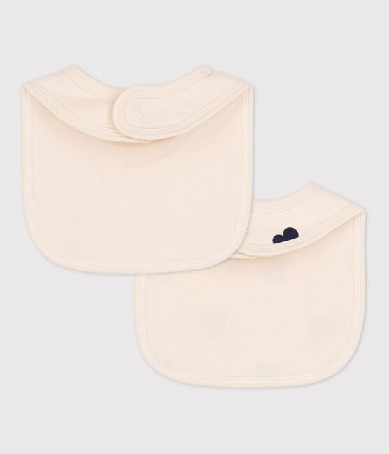 Heart Patterned Cotton Baby Bibs - 2-Pack variante 1