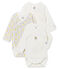 Baby girls' long-sleeved bodysuit - Set of 3 variante 1