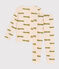 Children's Cotton Animal Print Pyjamas AVALANCHE white/MULTICO