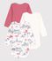Babies' Paris Themed Long-Sleeved Cotton Bodysuits - 3-Pack variante 1
