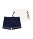 Women's/Men's boxer briefs Christoph Rumpf x Petit Bateau (Set of 2)