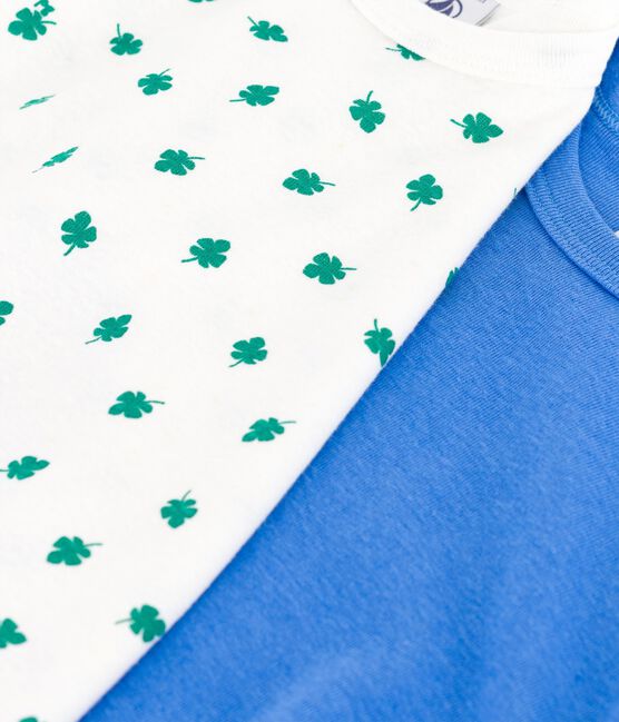 Boys' Palm Print Short-Sleeved Organic Cotton T-shirts - 2-Pack variante 1