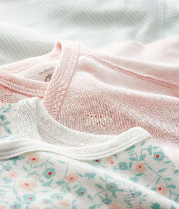 Newborn Babies' Long-Sleeved Bodysuit - 3-Piece Set multicolor