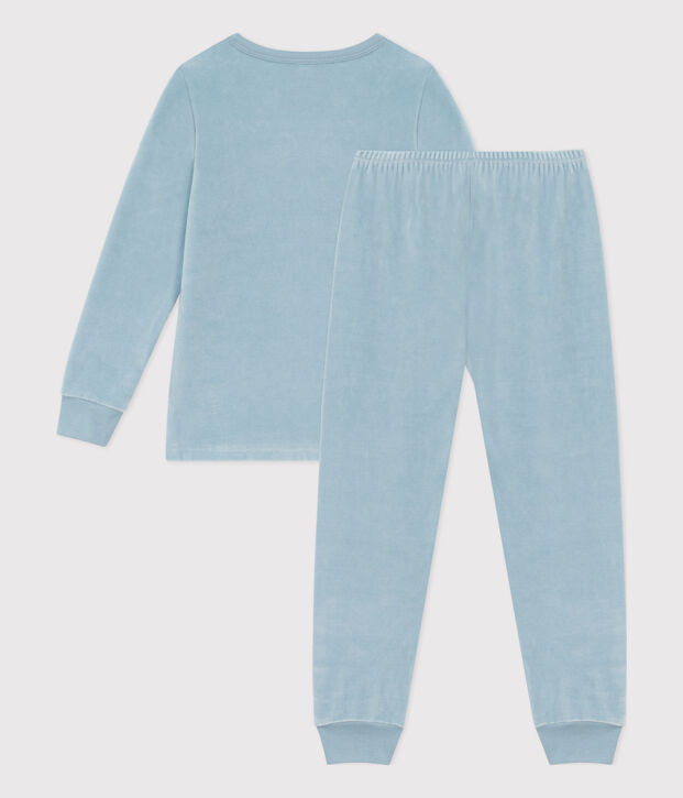 Children's Unisex Velour Pyjamas blue