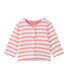 Baby girl's striped cardigan