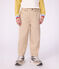 Children's 5-pocket denim trousers. beige