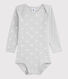 Baby Girls' Long-Sleeved Bodysuit