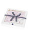 Baby girls' square bath towel and bib variante 1