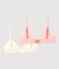 Girls' Sparkly Print Organic Cotton and Elastane Bras - 2-Pack variante 1