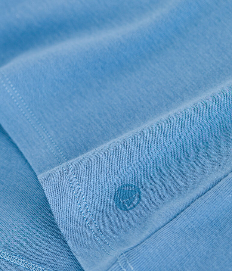 Women's Iconic plain cotton T-shirt blue