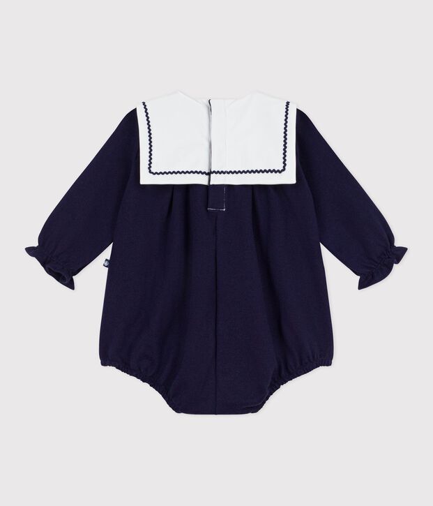 Babies' sailor-style cotton playsuit SOIR