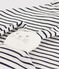 COTTON BRETON COMFORTER MARSHMALLOW white/SMOKING blue