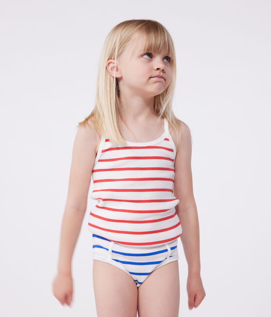Children's stripy cotton tank tops - 2-pack variante 1