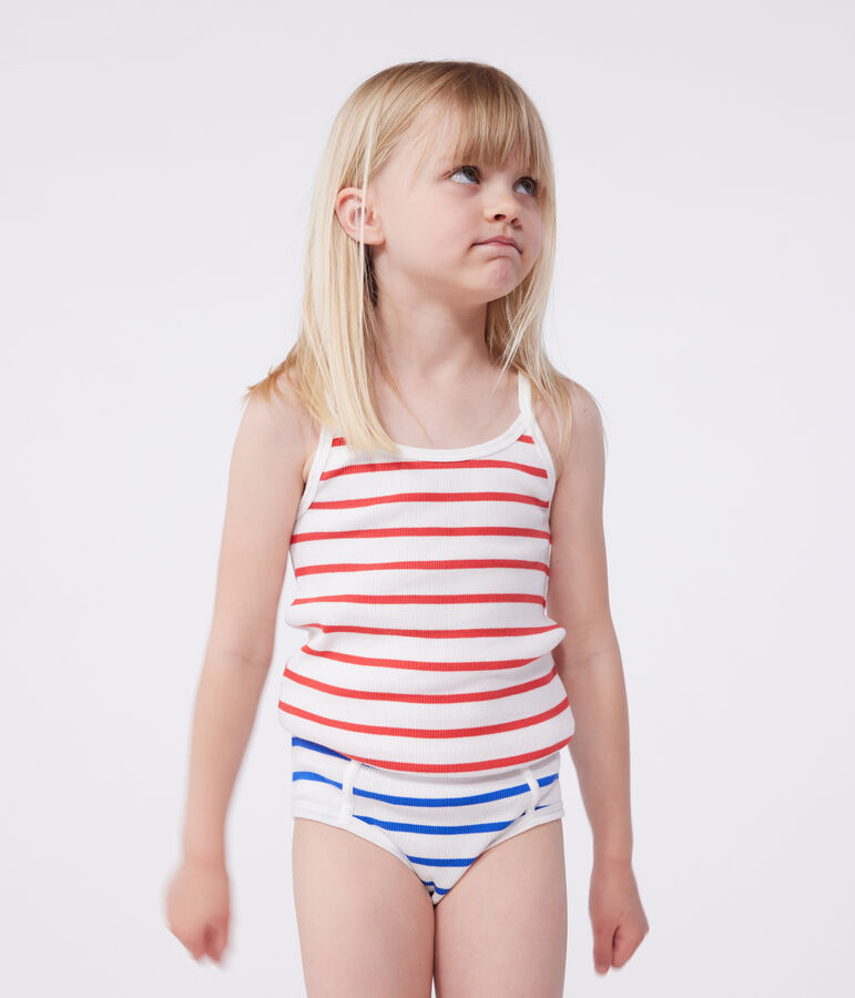 Children's stripy cotton tank tops - 2-pack variante 1