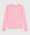 Women's long-sleeved plain cotton T-shirt CHARMI