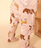 Animal Patterned Fleece Pyjamas SALINE pink/MULTICO white