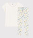 Girls'/Women's Spring Floral Pattern Cotton Pyjamas