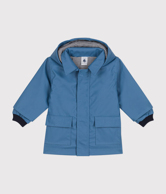 Babies' iconic raincoat BEACH blue