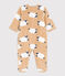 Fleece onesie for baby TRENCH /MULTICO