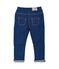Unisex baby denim jersey trousers MEDIEVAL blue/ECRU CN beige