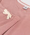 Women's Stripy Cotton Pyjama Shorts and T-shirt FAMEUX /MARSHMALLOW