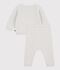 2-piece baby set in cotton knit with teddy bear pattern MONTELIMAR CHINE