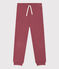 Girls' fleece jogging bottoms JUKE BOX brown