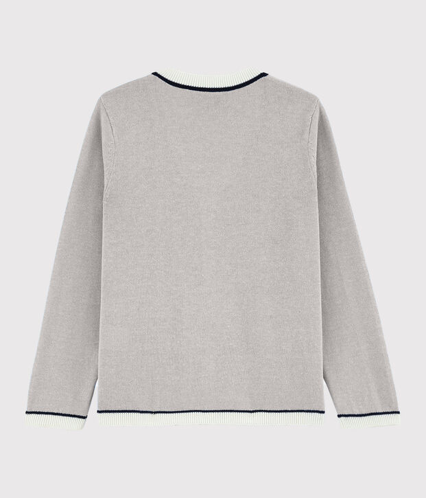 Boys' Cotton Jersey Waistcoat grey