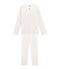 Girl's pyjamas MARSHMALLOW white/TERKUIT red